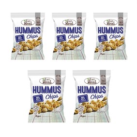 Eat Real Humus Chips Deniz Tuzlu Humus Cipsi 5 Adet 45 Gr