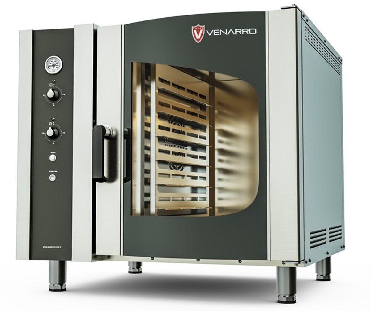 6Tepsili Elektrikli Konveksiyonel Patisserie Fırını Analog  (DEFP6)