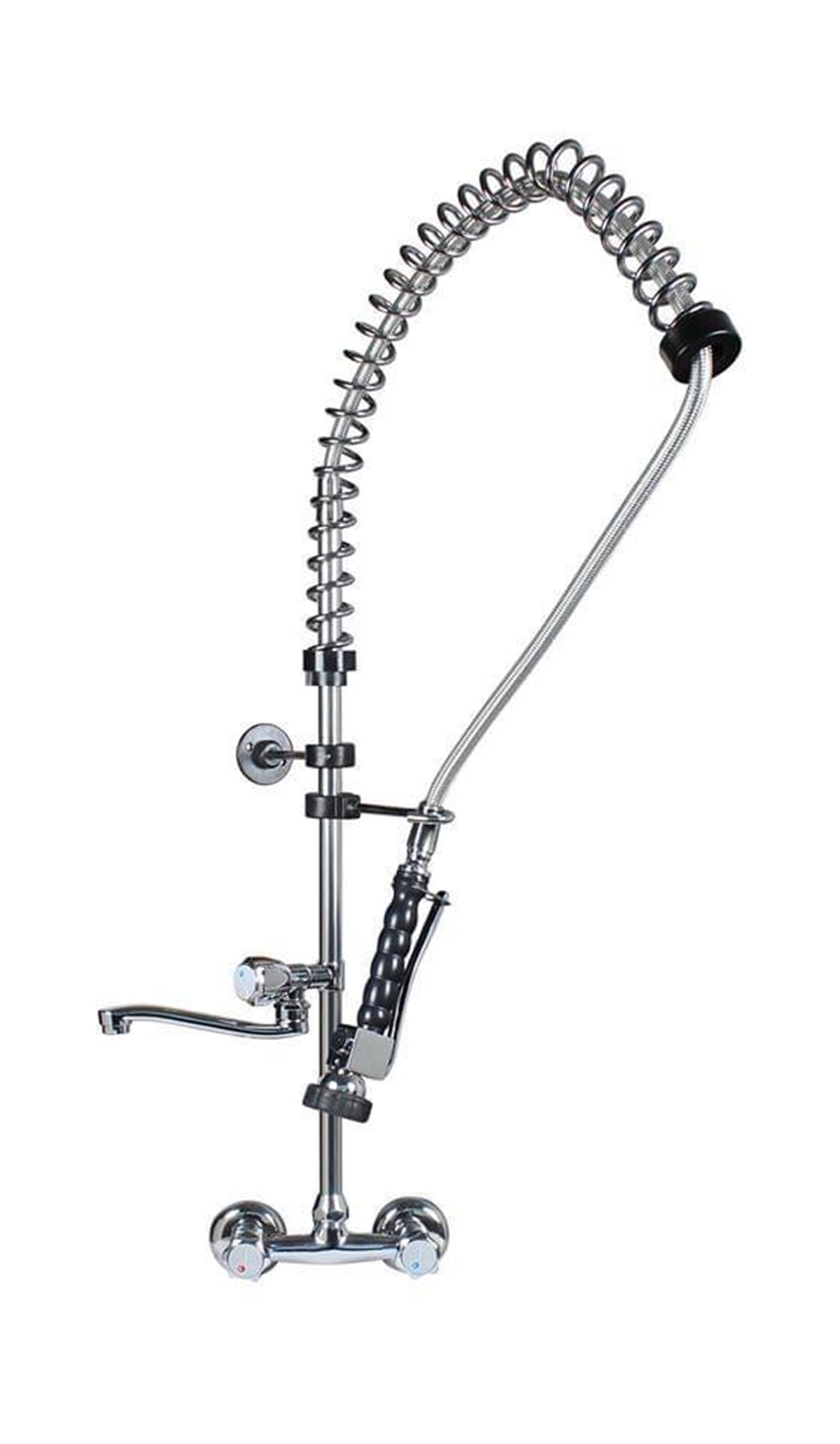 Duvara Monte Ara Musluklu Ön Yıkama Duş Su Sprey Ünitesi