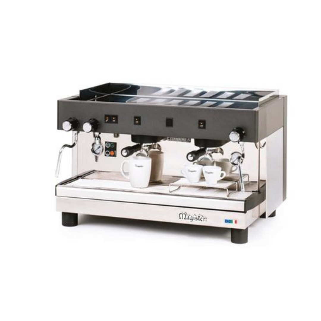 Magister Tall Cup Yarı Otomatik Espresso Kahve Makinesi, 2 Gruplu