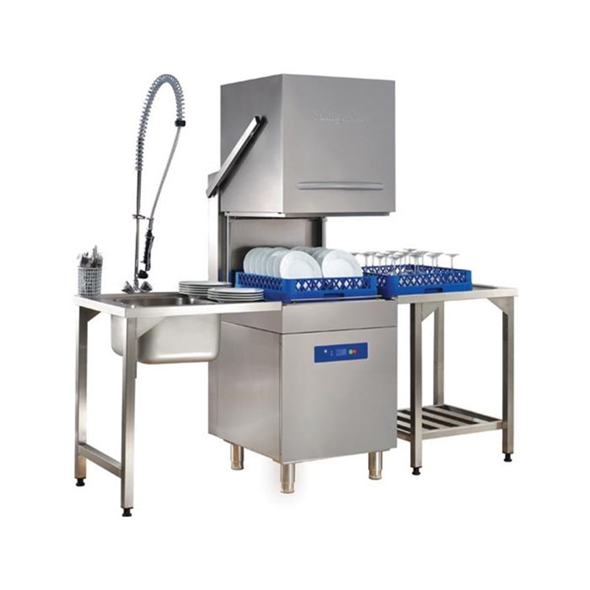 Öztiryakiler OBM 1080D Giyotin Tip Bulaşık Yıkama Makinesi, Dijital