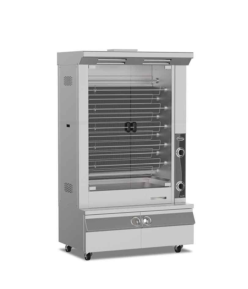 PI5/M015B Gazlı Dökümlü Piliç Çevirme Makinesi - 55 Piliç Kapasiteli