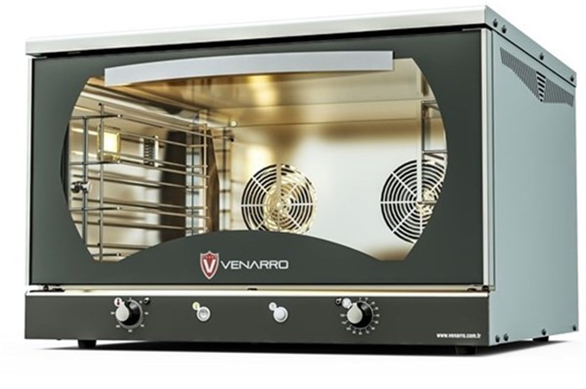 4Tepsili Elektrikli Konveksiyonel Patisserie Fırını Analog Kumanda  (DEFP4)