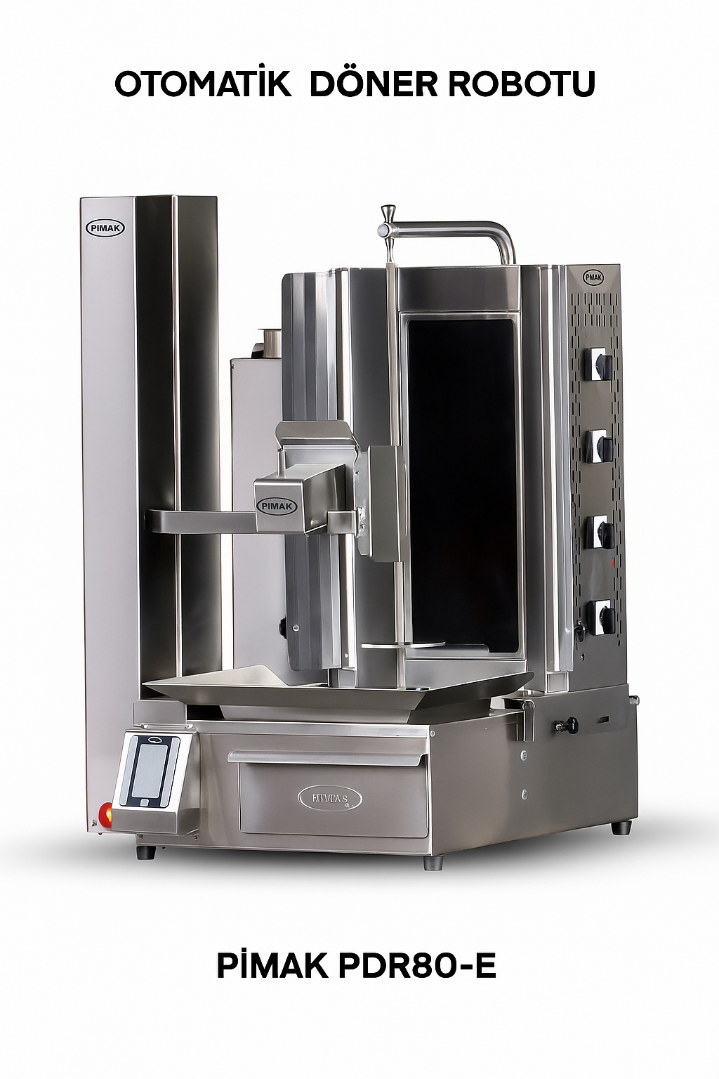 Pimak PDR80-E Elektrikli Otomatik Döner Robotu – 4 Radyanlı Profesyonel