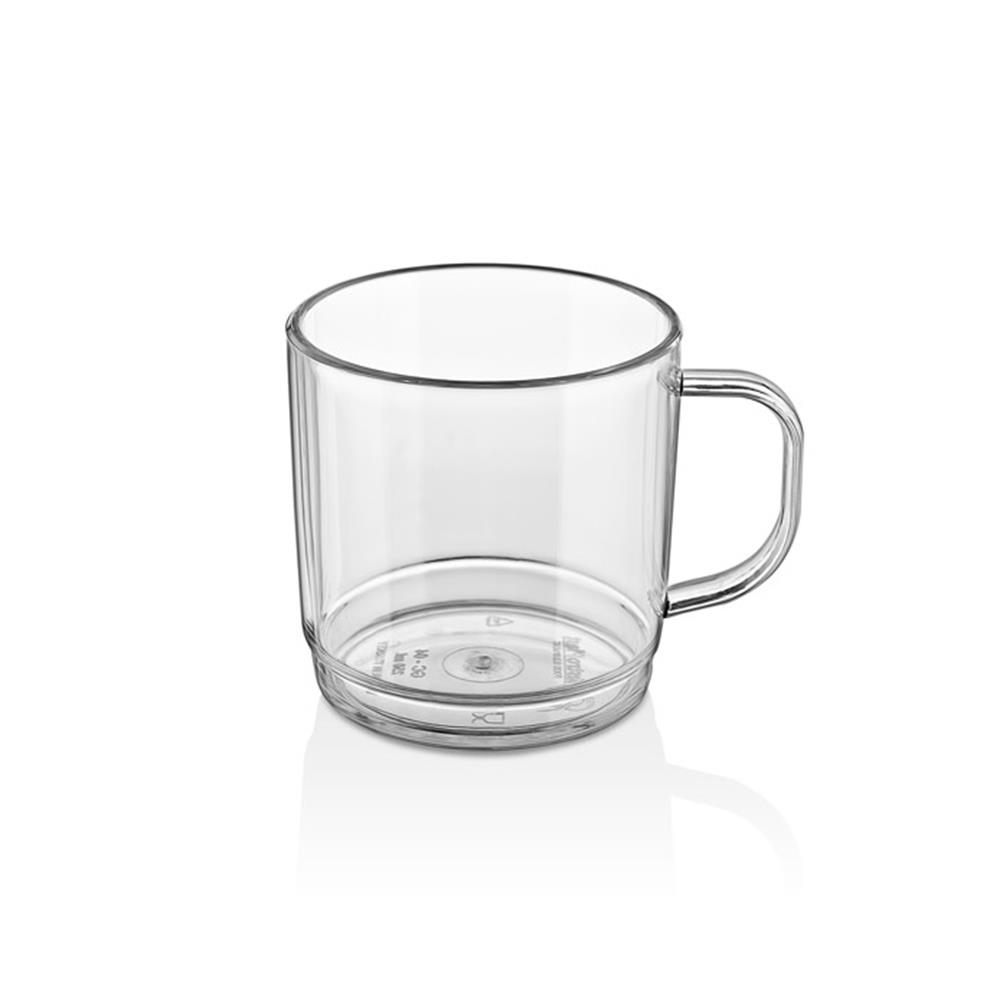 Gc04-Polikarbonat Kulplu Bardak 250 ml