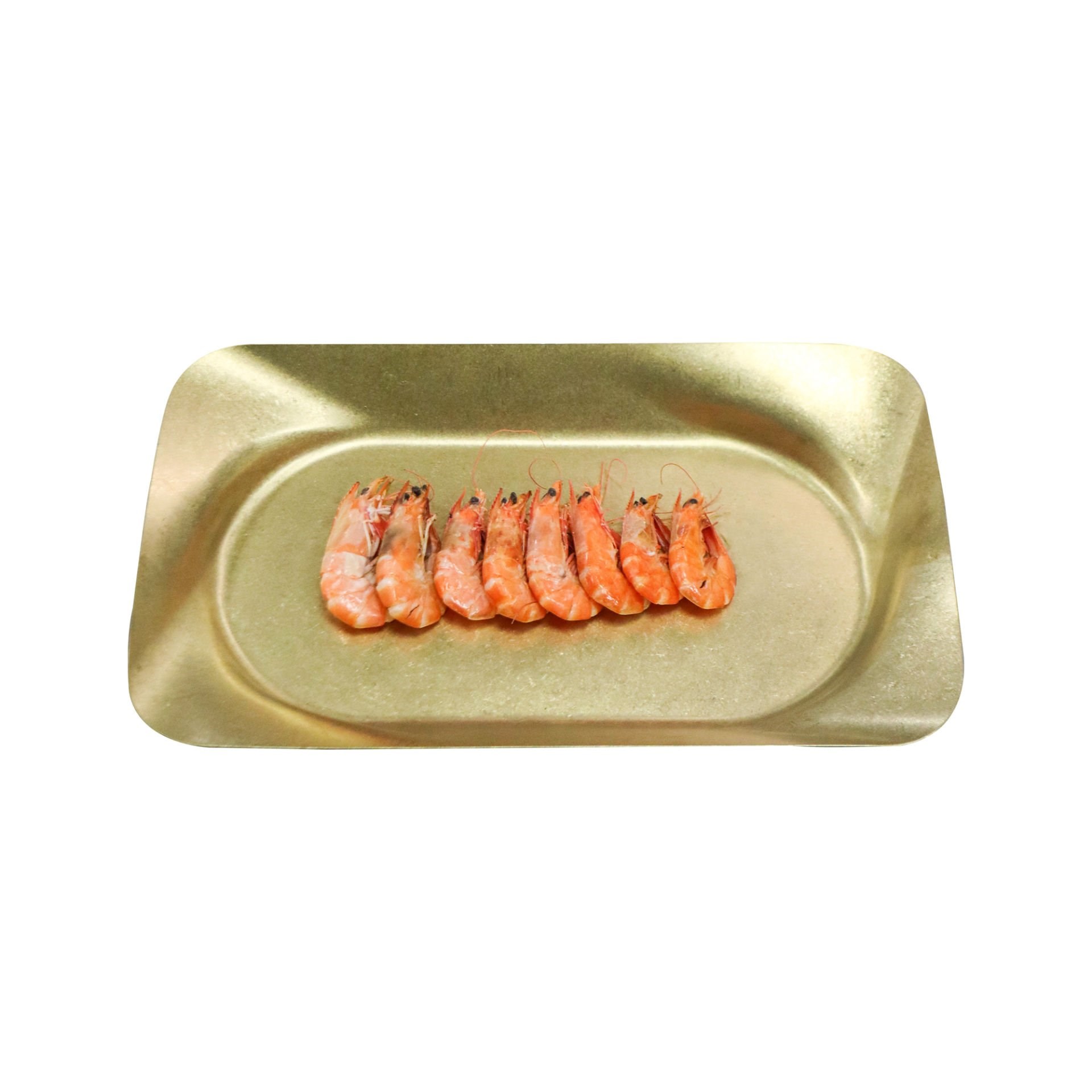 Biradlı Açık Büfe Retro Sunum Tabağı (Altın) (34,5x20x3,5 cm)-Chafing Dish ve Açık Büfe Üniteleri - Demasan
