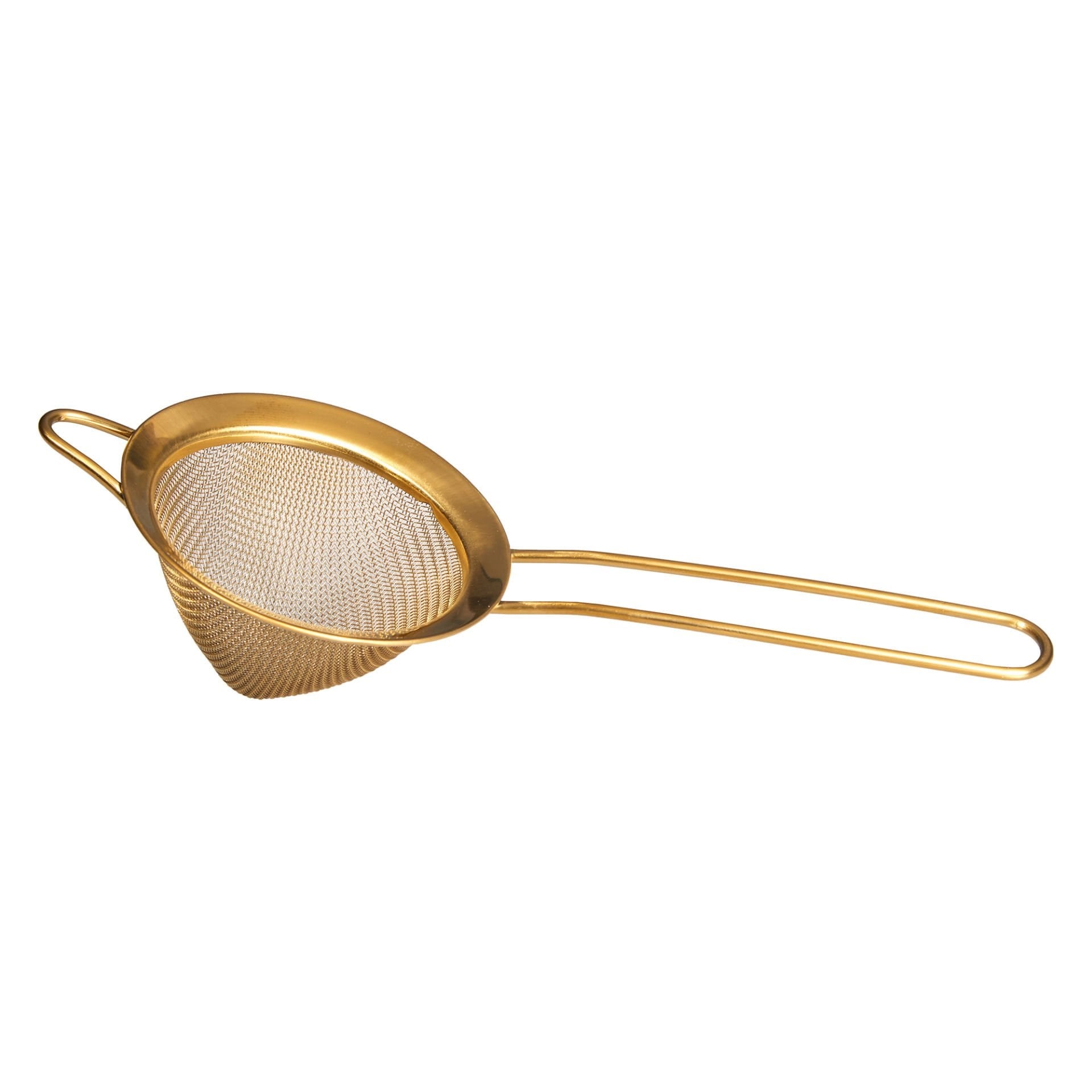 Biradlı Bar Süzgeçi (Altın) 8 cm-KOKTEYL EKİPMANLARI - Demasan
