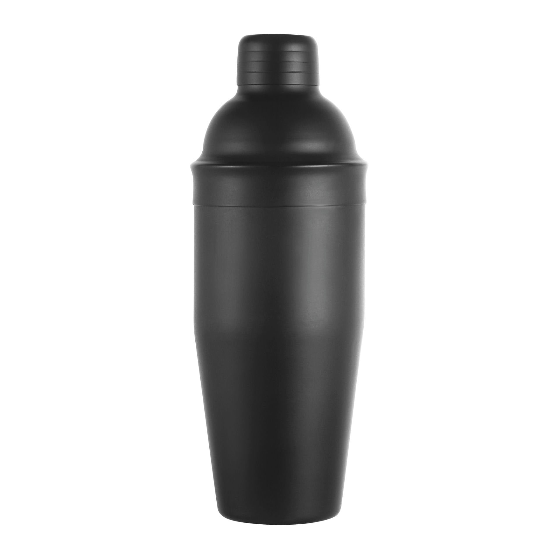 Biradlı Çelik Kokteyl Shaker (Siyah) (BRD-700-S)-KOKTEYL EKİPMANLARI - Demasan
