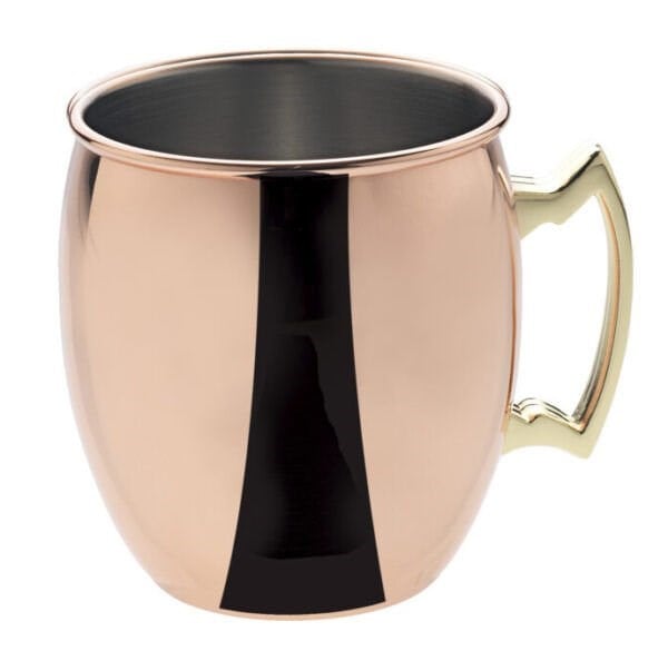 Biradlı Çelik Moscow Mule Bardak (Bakır) (500 cc)-KOKTEYL EKİPMANLARI - Demasan
