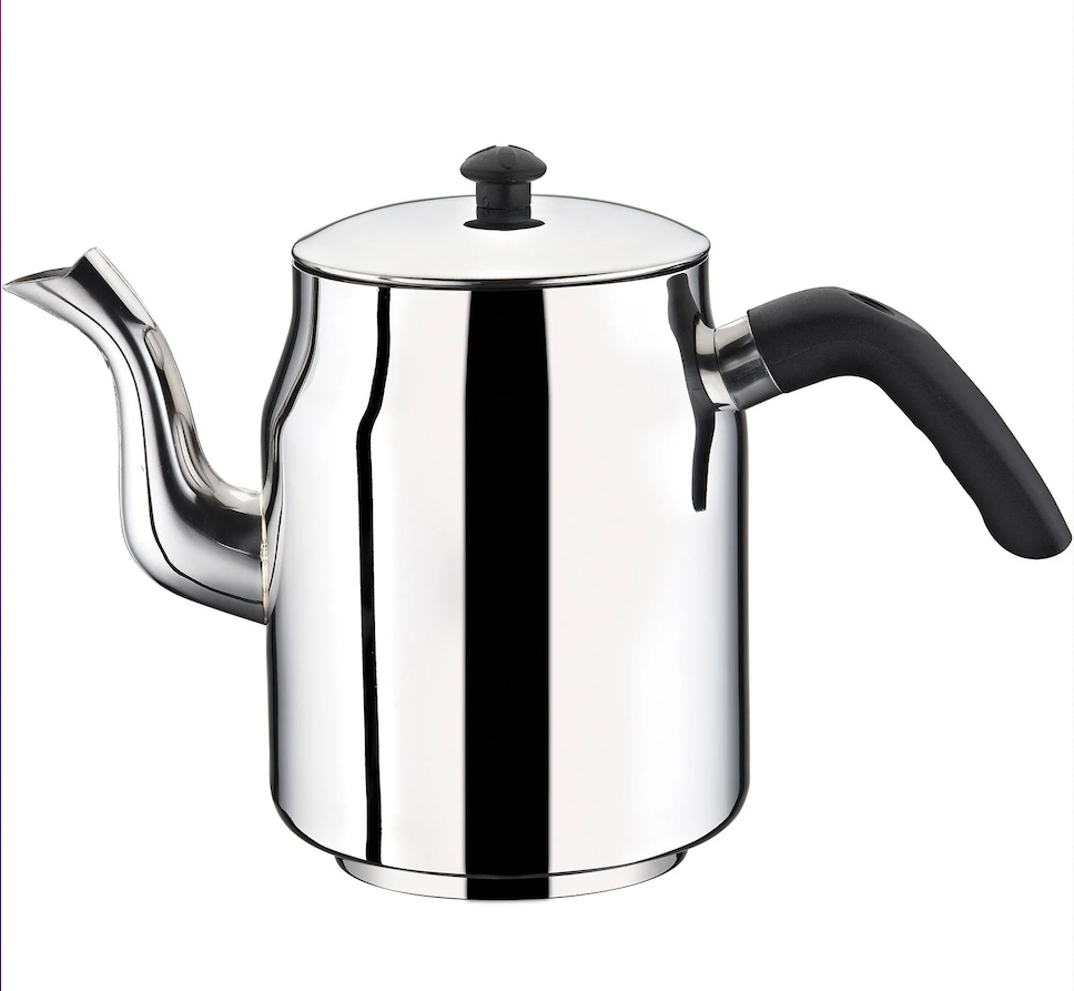 Biradlı Kahveci Demlik Orta (1,5 lt.) (⌀11x H:14,5 cm)-KAHVECİ DEMLİK - Demasan
