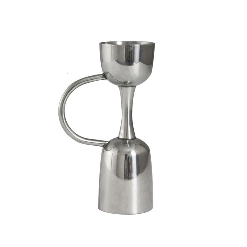 Biradlı Kulplu Jıgger 2.5/5 Cl (7x12 cm)-KOKTEYL EKİPMANLARI - Demasan
