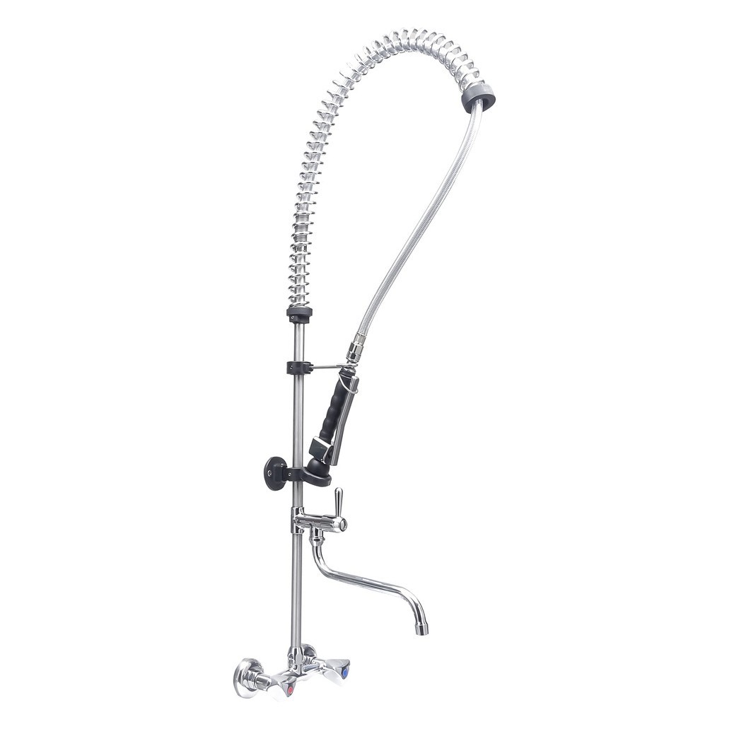 Cancan 0513 MT04 Deluxe Duvara Monte Ara Musluklu Ön Yıkama Duşu-DUŞ SPREY ÜNİTESİ - Demasan

