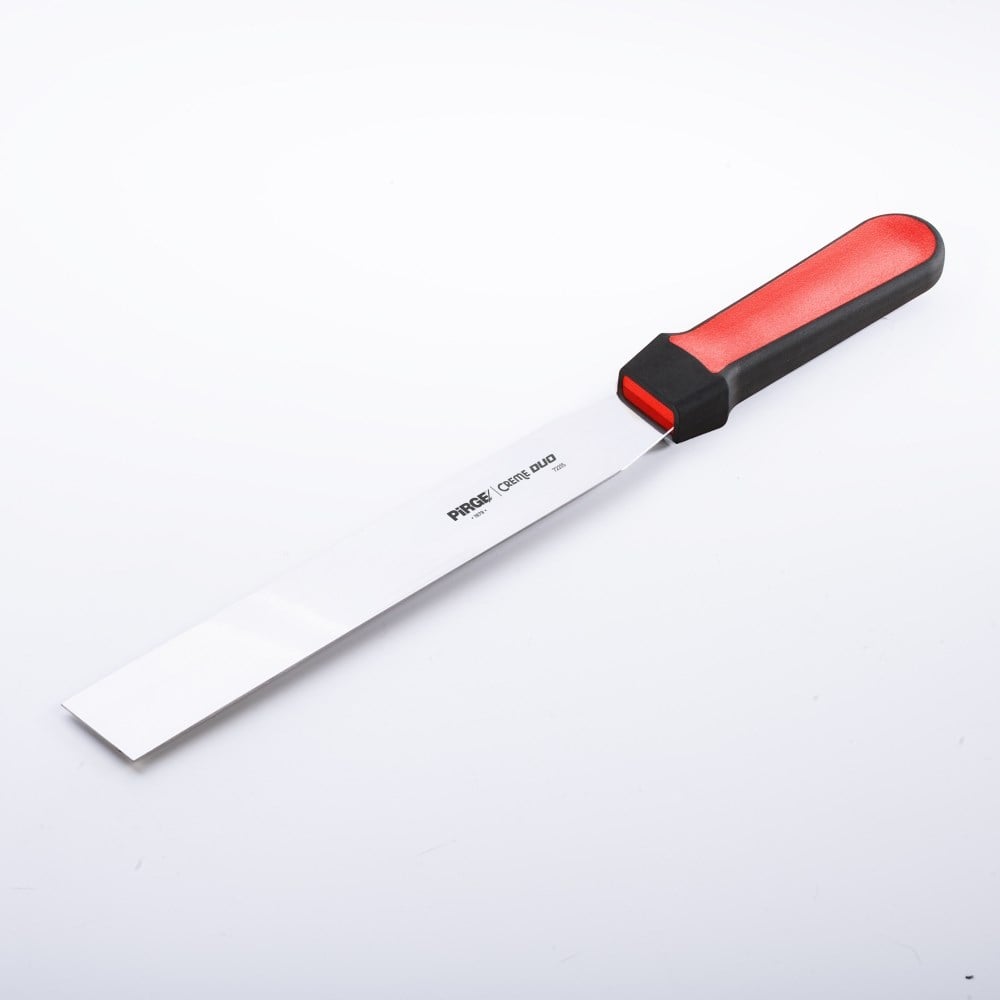 Creme DUO Pasta Paleti - Küt 20 cm Kırmızı-SPATULA VE PASTA PALETLERİ - Demasan
