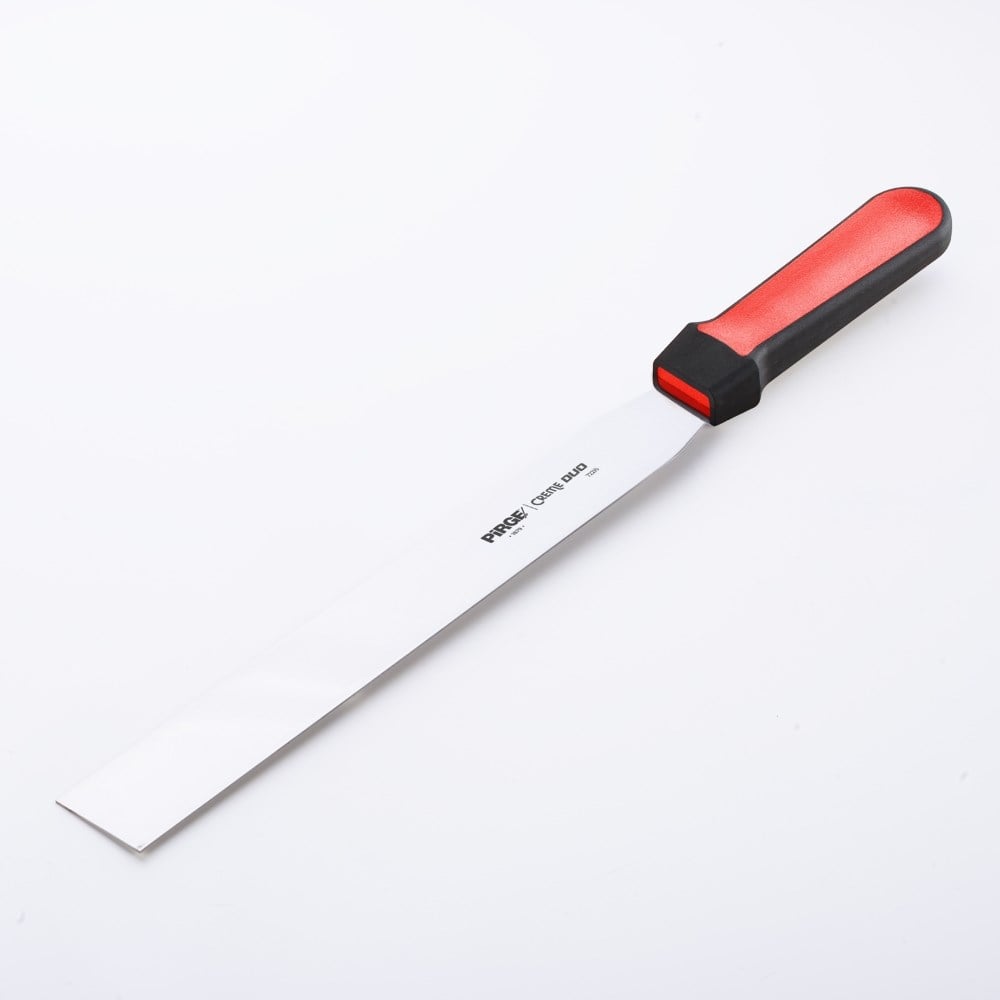 Creme DUO Pasta Paleti - Küt 25 cm Kırmızı-SPATULA VE PASTA PALETLERİ - Demasan
