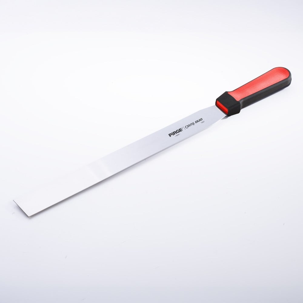 Creme DUO Pasta Paleti - Küt 30 cm Kırmızı-SPATULA VE PASTA PALETLERİ - Demasan
