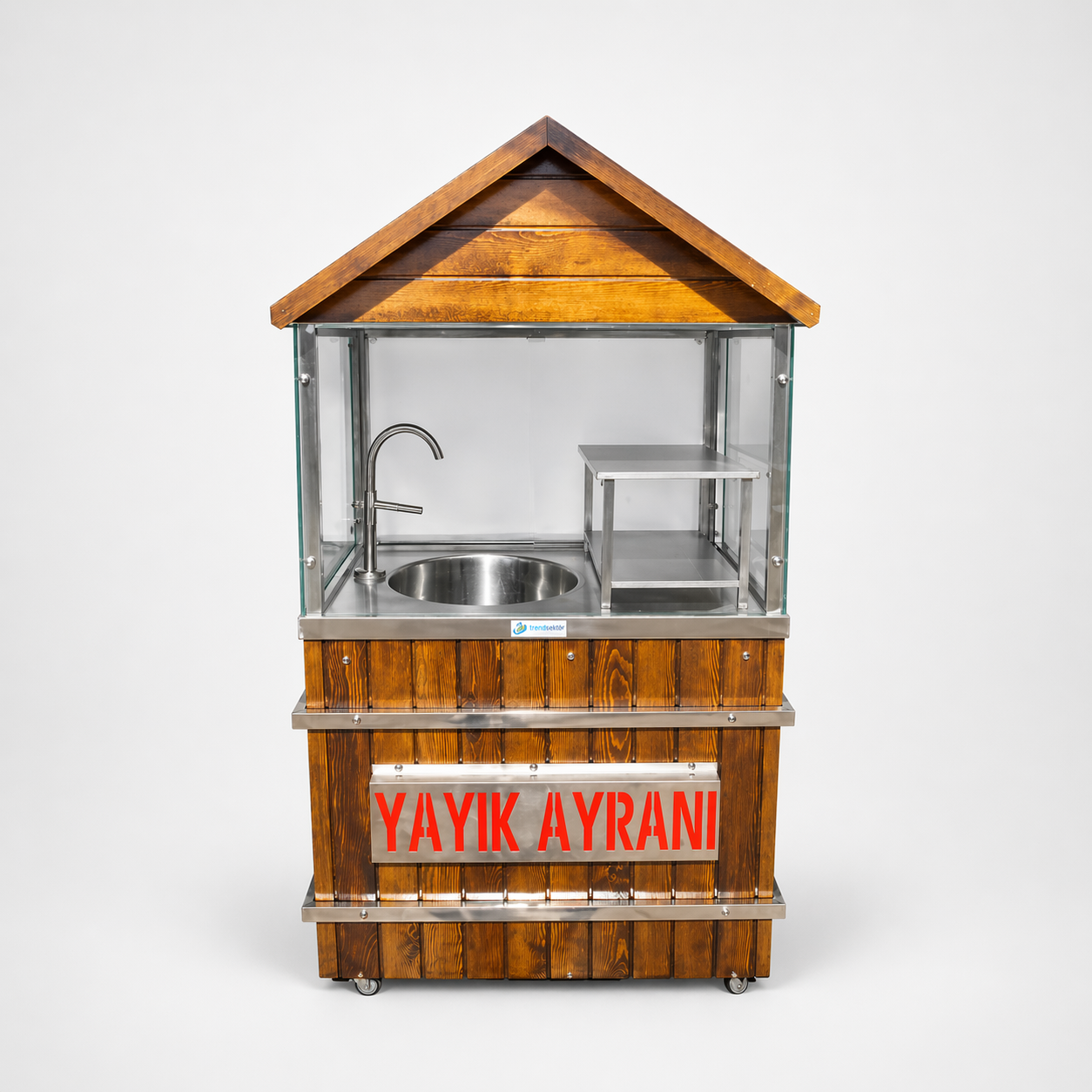 DEM11B5-Çatılı 50 Litre Yayık Ayran Makinası