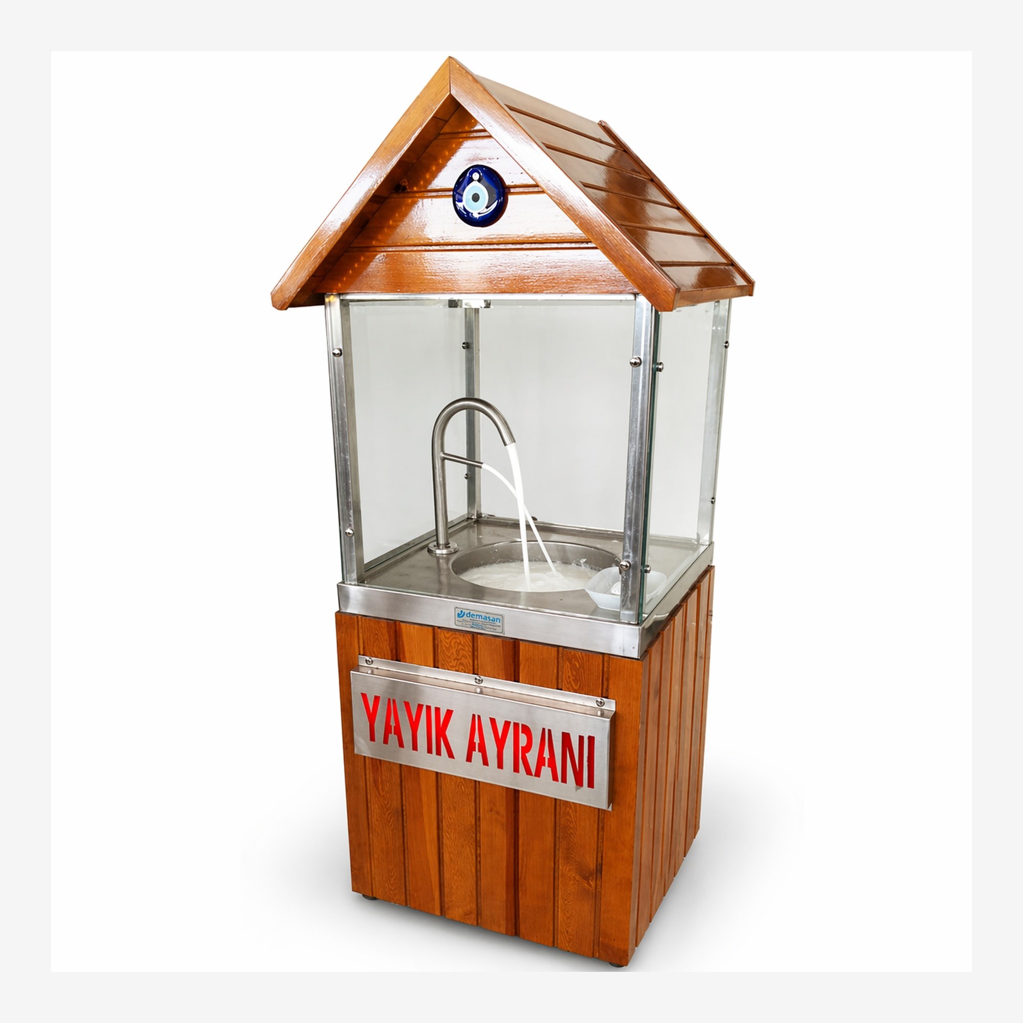 DEM11M-Mini Çatılı 36 Litre Yayık Ayran Makinası