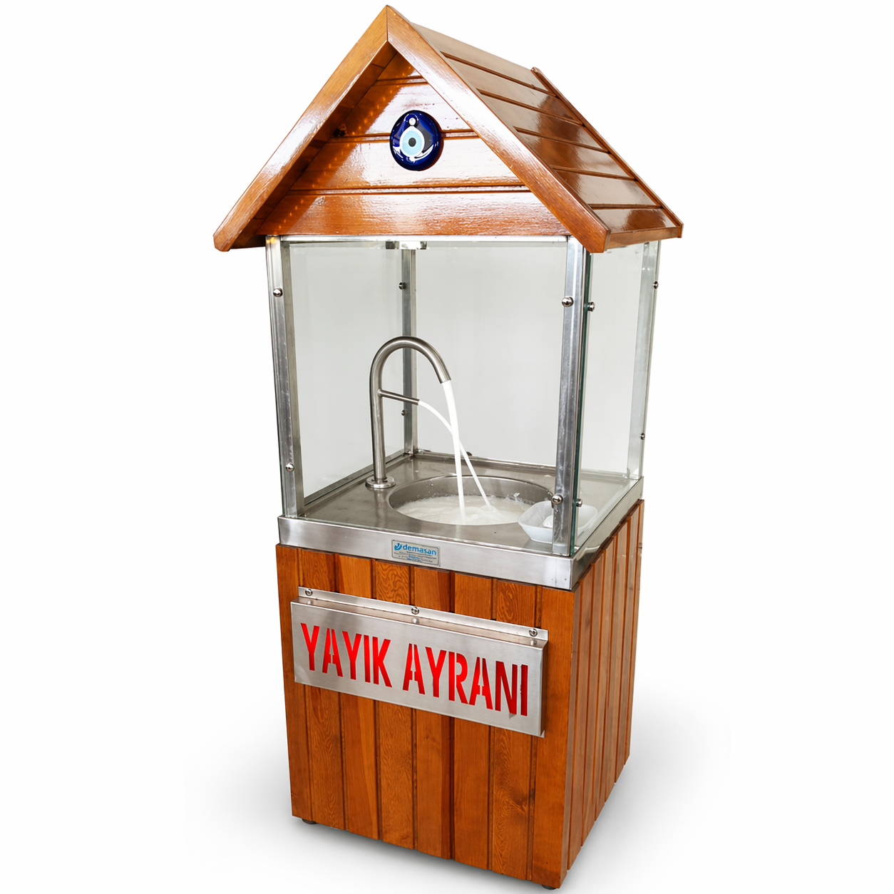 DEM11M5-Mini Çatılı 50 Litre Yayık Ayran Makinası