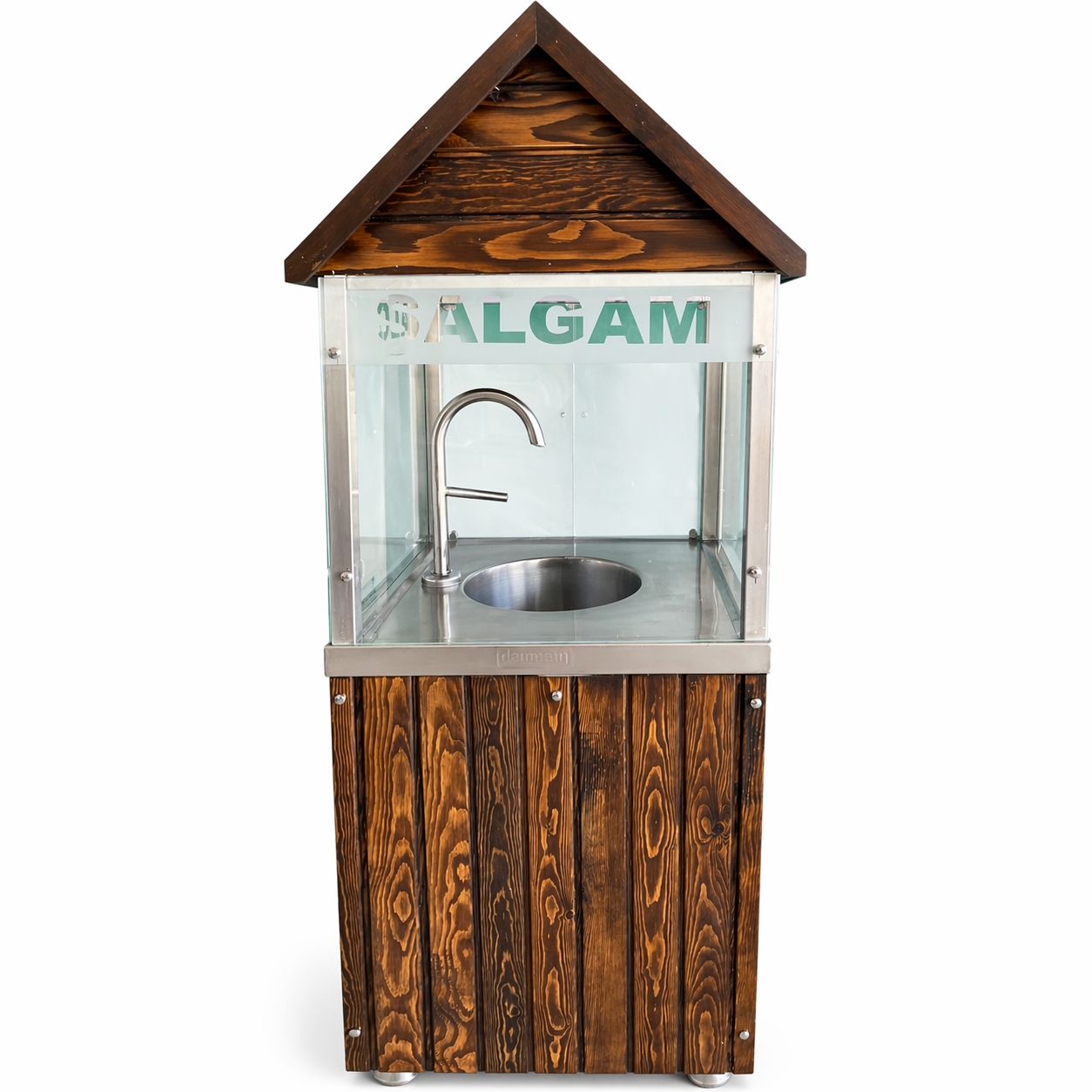 DEM11M5-Mini Çatılı 50 Litre Yayık Ayran Makinası