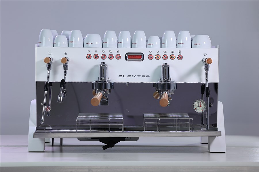 Elektra Eklipto Tall Cup Tam Otomatik 2 Gruplu Beyaz Espresso Kahve Makinesi