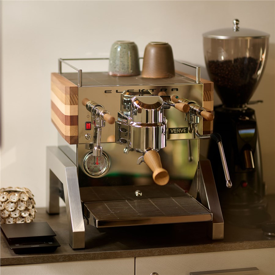 Elektra Verve Tall Cup Tam Otomatik 1 Gruplu Ahşap Espresso Kahve Makinesi