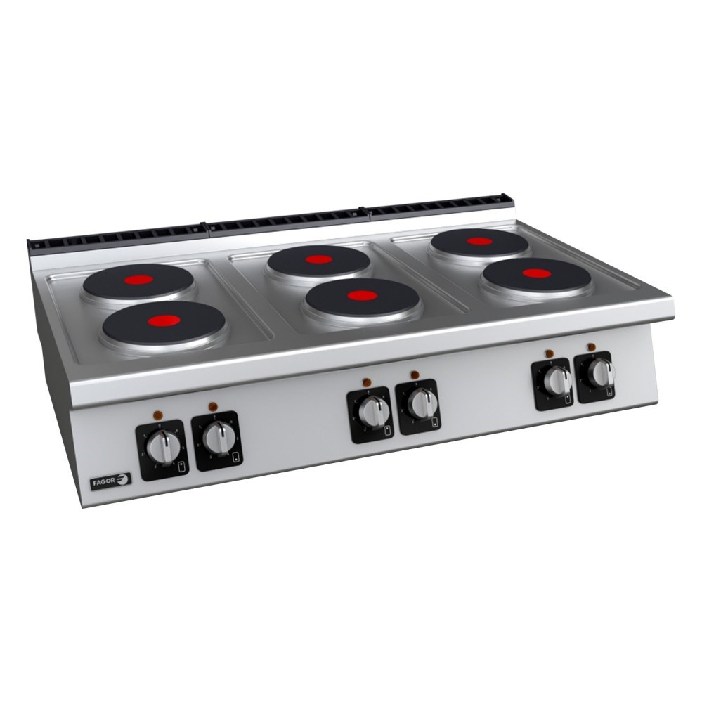 Fagor C-E760 Elektrikli Set Üstü Ocak, 1200x730x290 mm-ELEKTRİKLİ OCAKLAR - Demasan
