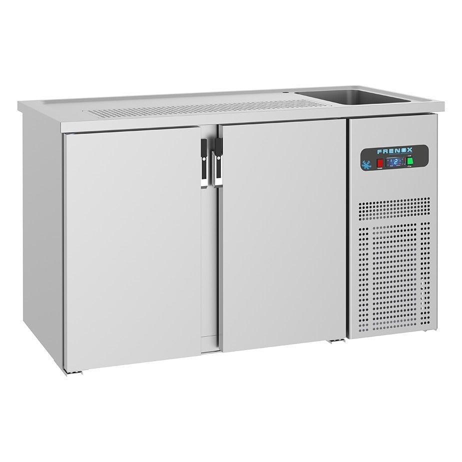 Frenox BBN2-E-R-R290 Tek Evyeli Bira Fıçı Soğutucu Buzdolabı, 430 Kalite-BACKBAR ÜNİTELERİ - Demasan
