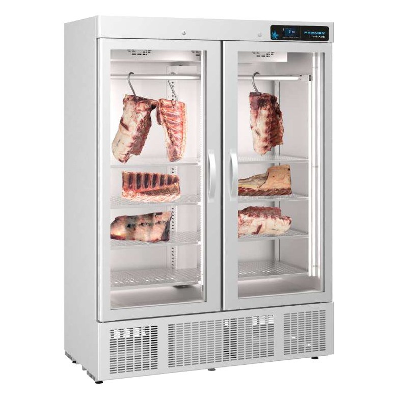 Frenox DR13-G-R290 Dry Age Et Olgunlaştırma Dolabı, Cam Kapılı, 1300 Lt, 304 Kalite-DRY AGED ET ESKİTME DOLAPLARI - Demasan
