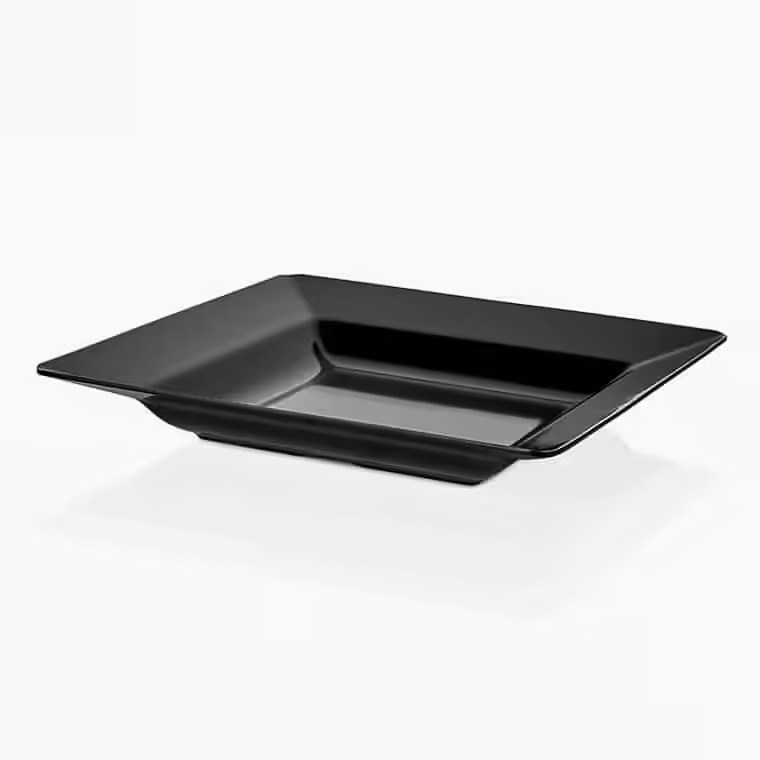 Gastro Boutique Este Deep Platter 46x46 cm - Siyah-Sunum Tabakları ve Kaseler - Demasan
