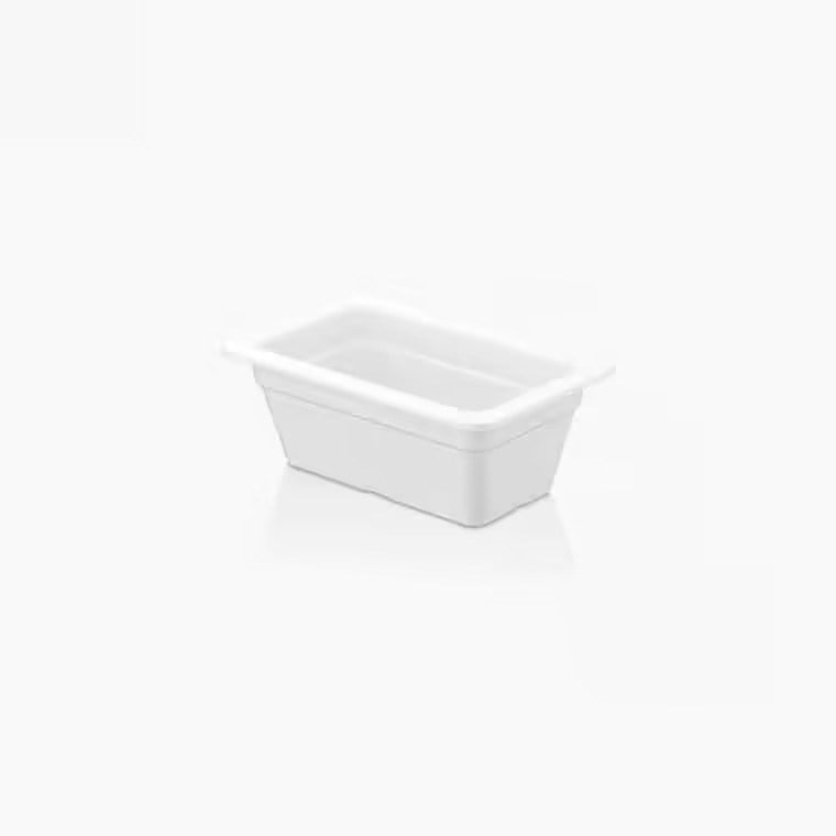 Gastro Boutique GN.1/4 Küvet 26,5x16,2cm 2.000 ml - Krem Beyaz-GASTRONOM KÜVETLER - Demasan
