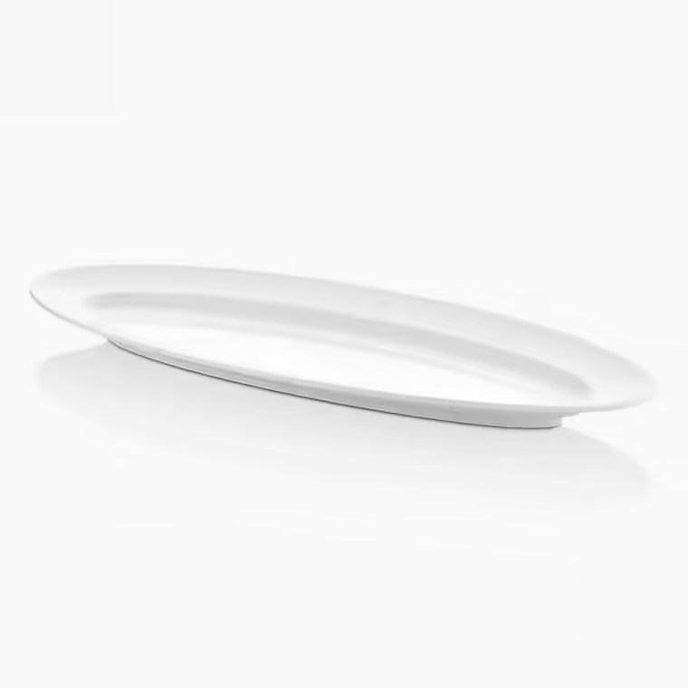 Gastro Boutique Lena Platter 60,5x22,5 cm - Krem Beyaz-Sunum Tabakları ve Kaseler - Demasan
