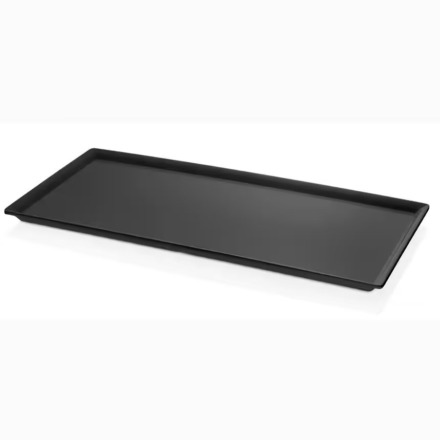 Gastro Boutique Maya Dikdörtgen Platter 53x25 cm - Siyah-Sunum Tabakları ve Kaseler - Demasan
