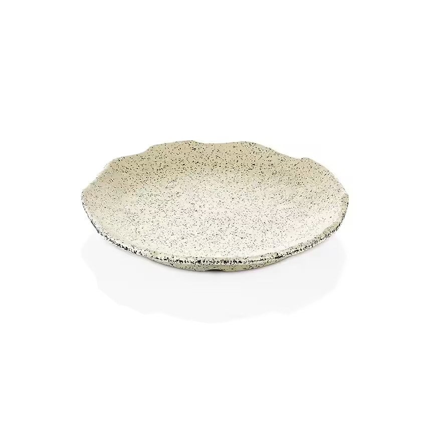 Gastro Boutique Norma Tabak Ø 20 cm - Beyaz Granit-Kırılmaz Tabaklar - Demasan
