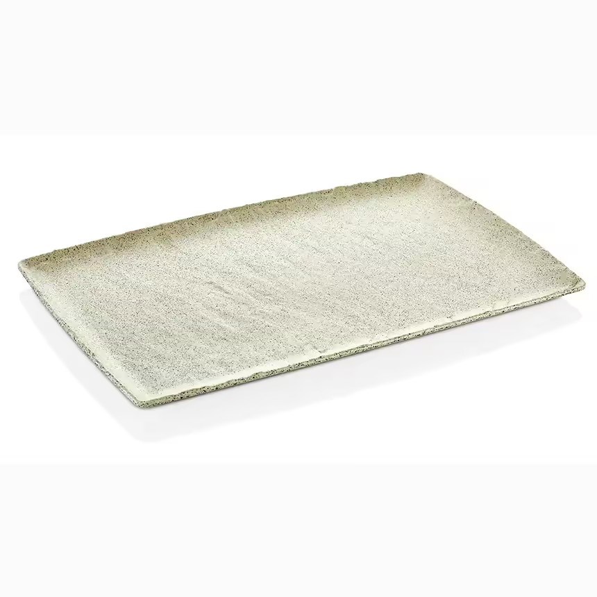 Gastro Boutique Polaris GN.1/1 Platter 53x32,5 cm - Beyaz Granit-Sunum Tabakları ve Kaseler - Demasan
