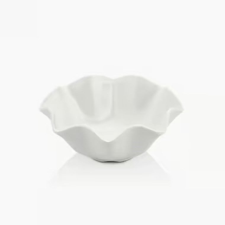 Gastro Boutique Rosa Kase Ø 35 cm 4.100 ml - Krem Beyaz-Kırılmaz Kaseler - Demasan
