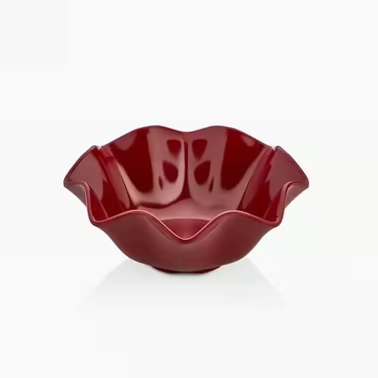 Gastro Boutique Rosa Kase Ø 35 cm 4.100 ml - Kırmızı-Kırılmaz Kaseler - Demasan
