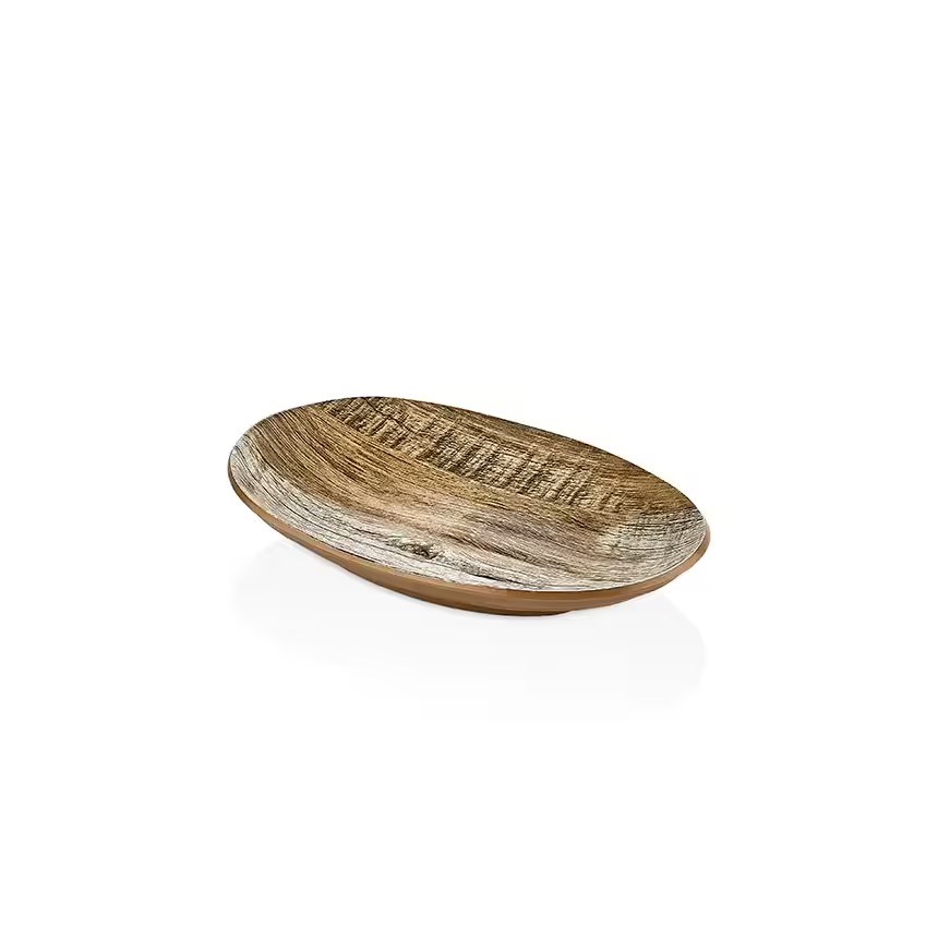 Gastro Boutique Sierra Terra Elips Tabak 23x14,5cm-Kırılmaz Tabaklar - Demasan
