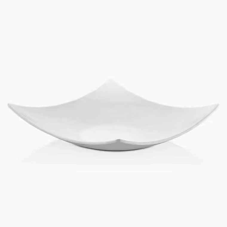 Gastro Boutique Star Platter 34x34 cm - Krem Beyaz-Sunum Tabakları ve Kaseler - Demasan
