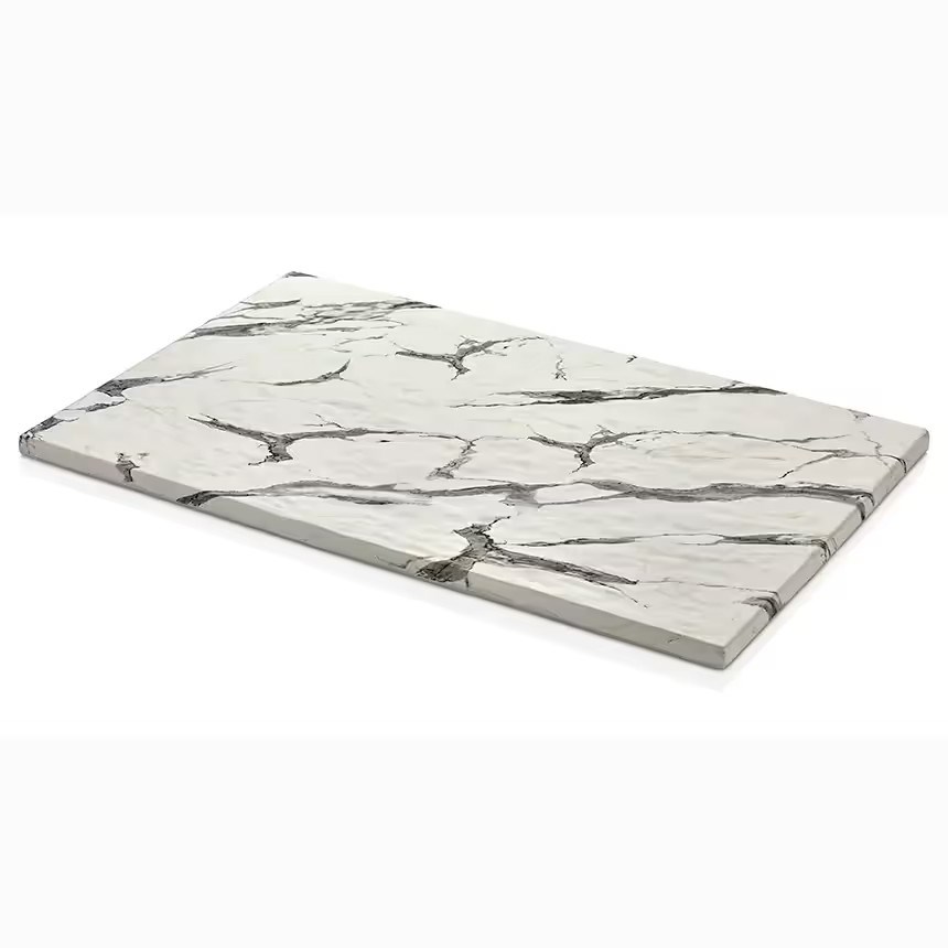 Gastro Boutique Stone Effect GN 1/1 Beyaz Mermer Pano 53x32,5 cm-Sunum Tabakları ve Kaseler - Demasan
