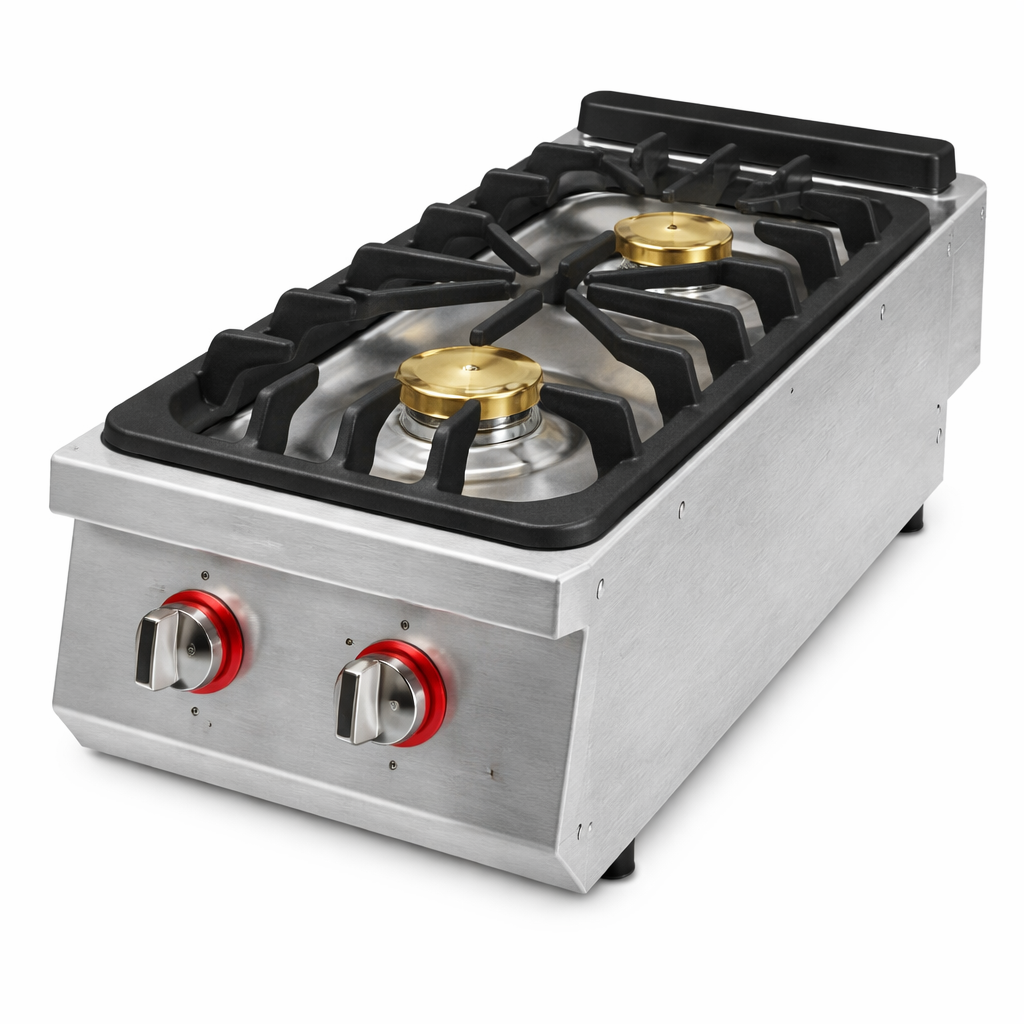 Gastrotech GKO9010 Gazlı Ocak 2 Brülörlü 900 Seri GAZLI OCAKLAR
