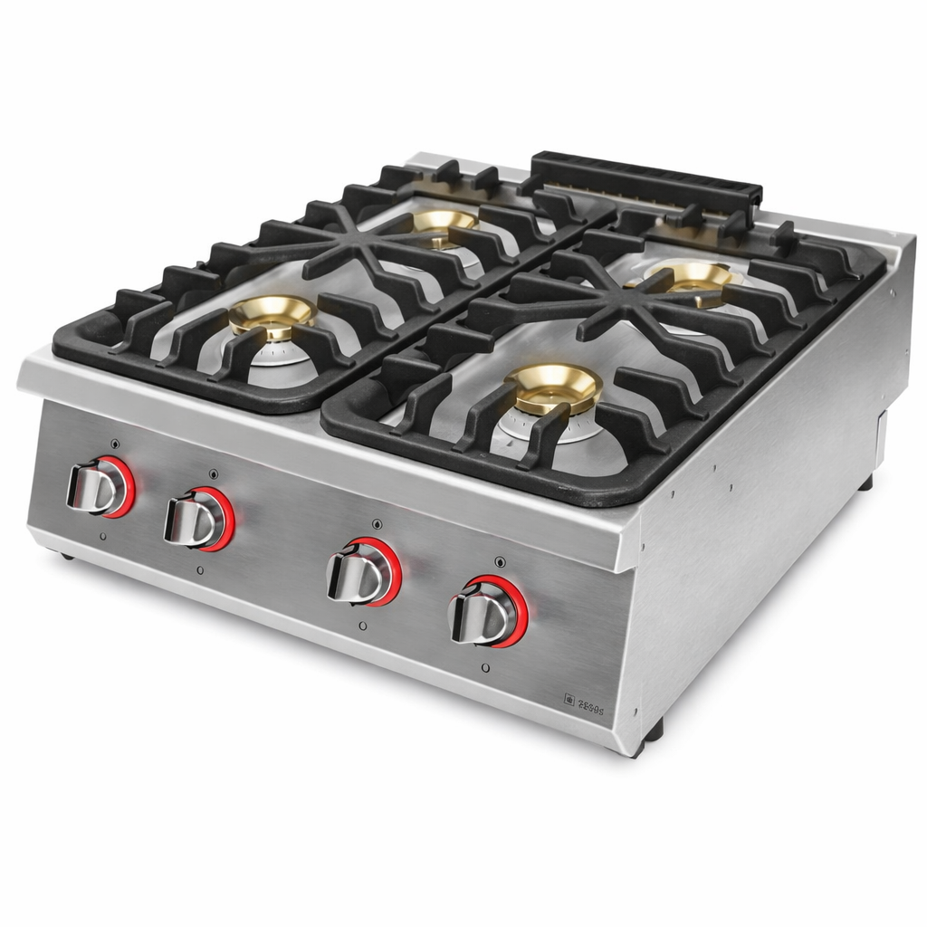 Gastrotech GKO9020 Gazlı Ocak 4 Brülörlü 900 Seri GAZLI OCAKLAR
