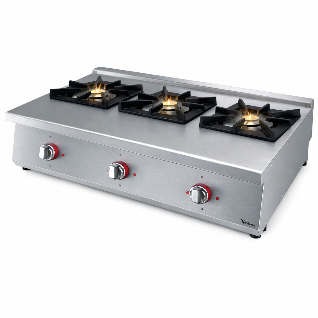 Gastrotech GKS9030 Gazlı Show Ocak 900 Seri GAZLI SHOW OCAKLAR
