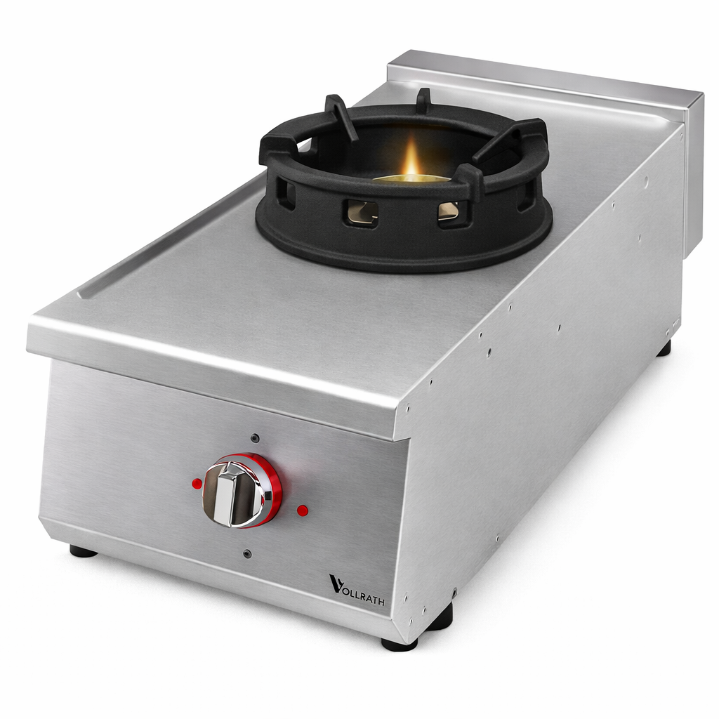 Gastrotech GKW9010 Gazlı Wok Ocak 1 Brülörlü 900 Seri GAZLI WOK OCAKLAR
