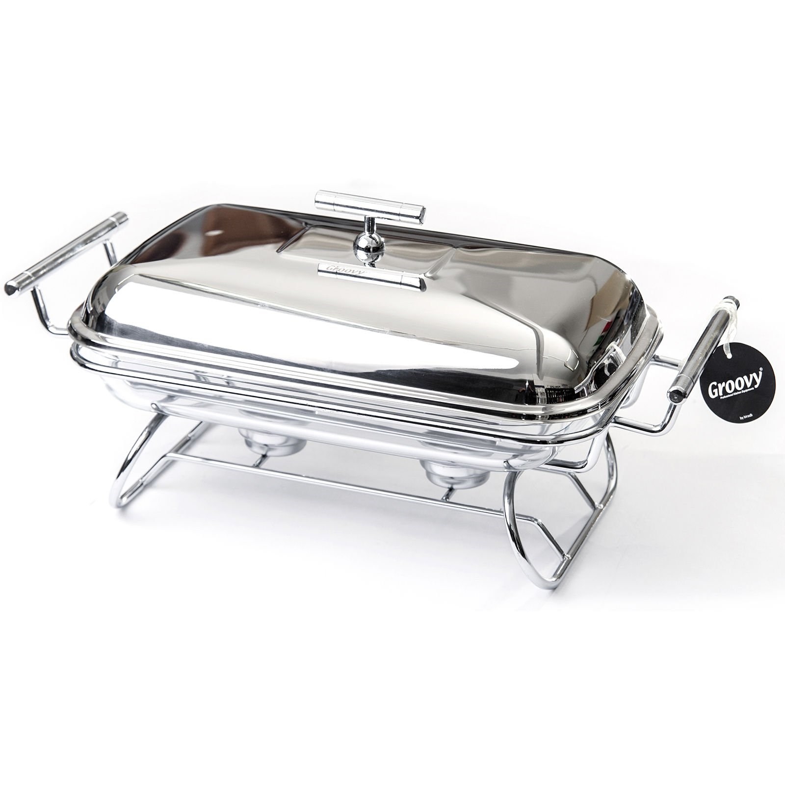 Groovy Isıtıcılı Dikdörtgen Yemek Servis-Chafing Dish ve Açık Büfe Üniteleri - Demasan
