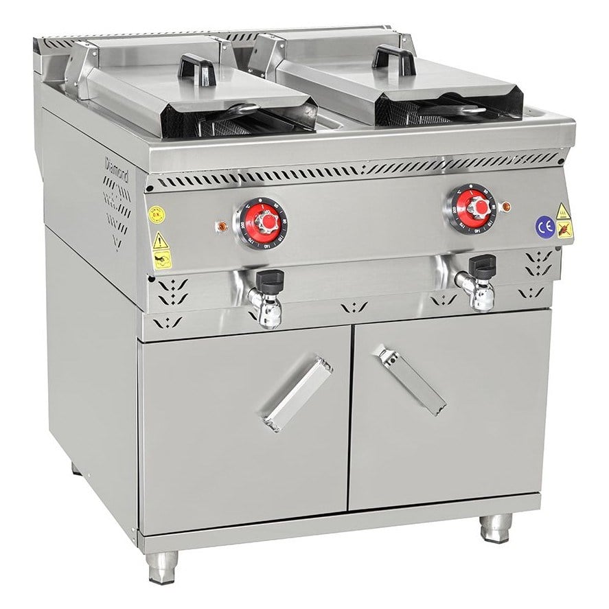 Himaksan DFE 898 Dolaplı 24+24 Litre Elektrikli Fritöz-ELEKTRİKLİ FRİTÖZLER - Demasan
