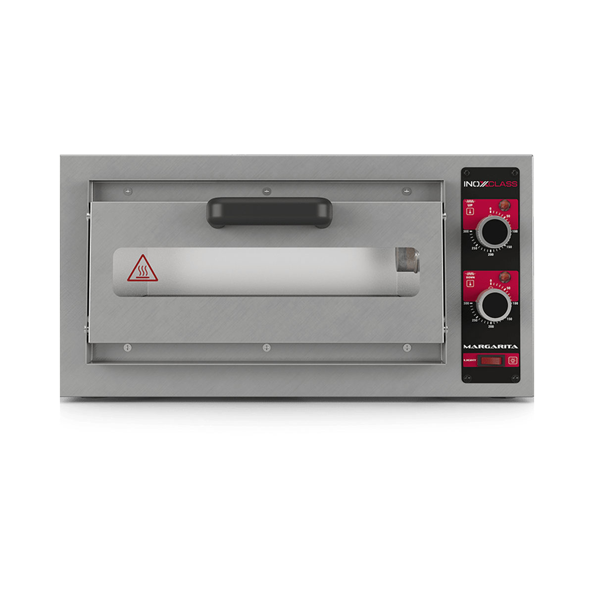 Inoxclass M-301E Mini Pizza Fırını, Elektrikli, Tek Katlı, 35x35 cm-ELEKTRİKLİ PİZZA FIRINLARI - Demasan
