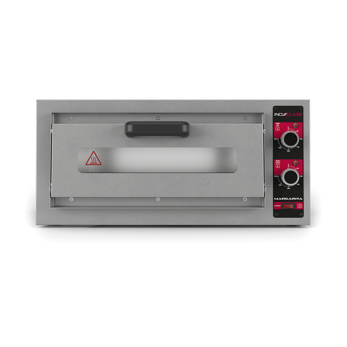 Inoxclass M-301EL Mini Pizza Fırını, Elektrikli, Tek Katlı, 41x41 cm-ELEKTRİKLİ PİZZA FIRINLARI - Demasan
