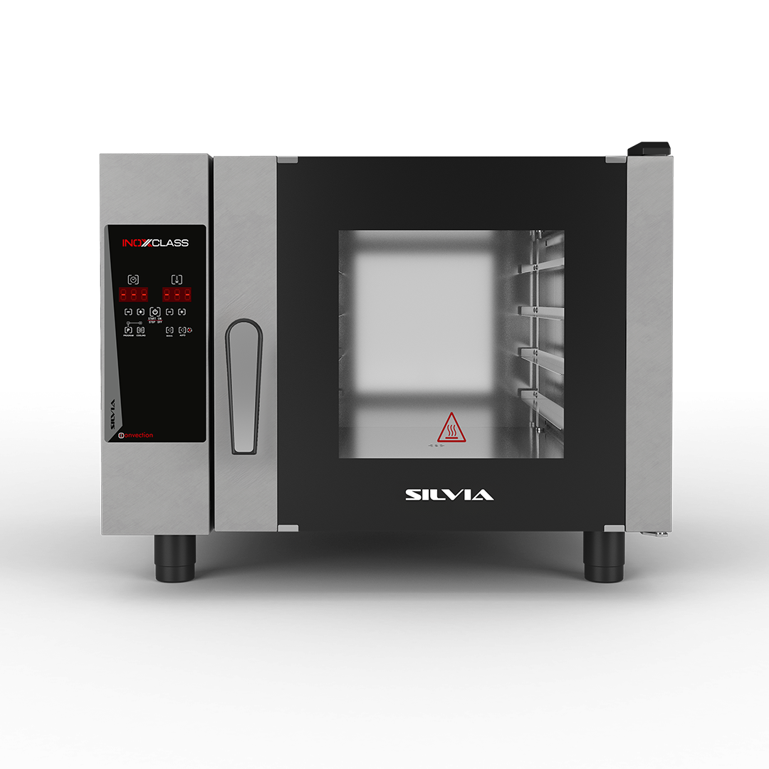 Inoxclass S-05E Konveksiyonlu Gastronom Fırın, Elektrikli, 5 × GN 1/1-ELEKTRİKLİ KONVEKSİYONLU FIRINLAR - Demasan
