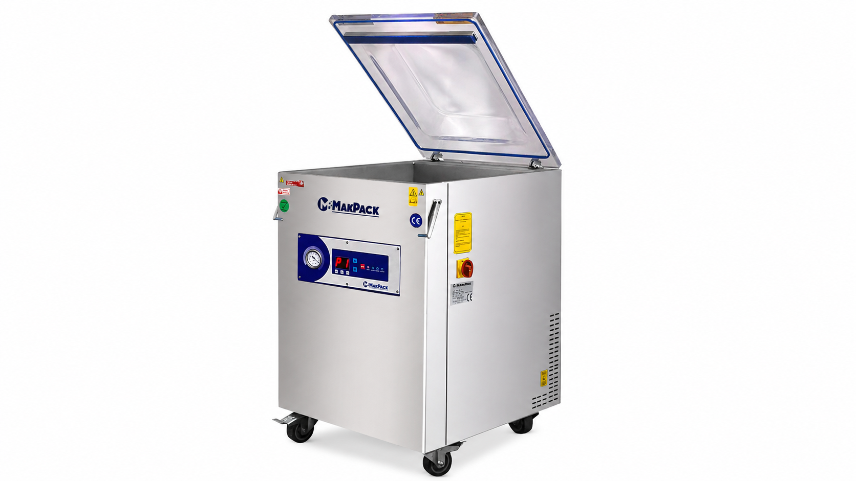 Makpack MP-410 T2/A Ayaklı Çift Çene Vakum Paketleme Makinesi, 41 cm-VAKUMLAMA MAKİNALARI - Demasan
