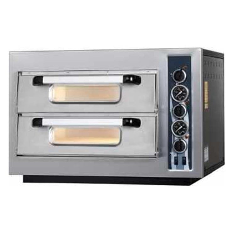 Maksan PO-402T Elektrikli Pizza Fırını, Çift Katlı Termometre Göstergeli, Ø 25 cm x 8-ELEKTRİKLİ PİZZA FIRINLARI - Demasan
